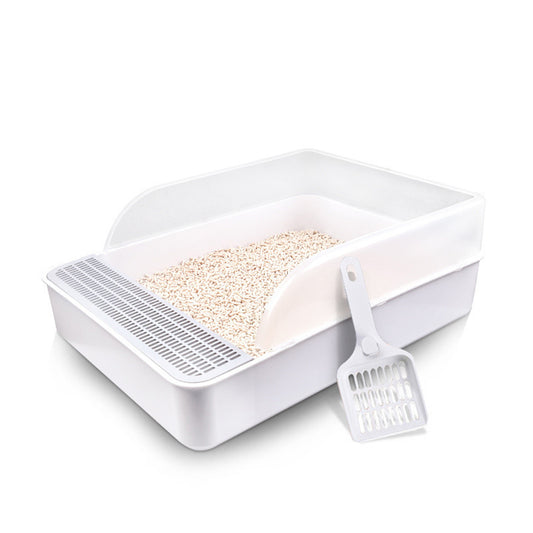 Spacious 20-Inch Open Cat Litter Box